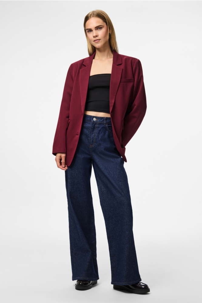 PCKAMIL LS LOOSE BLAZER NOOS BC 17157464 Tawny Port